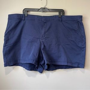 Lane Bryant Shorts Navy 5” Inseam